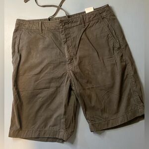 Uniqlo Mens Cotton Black Twill Shorts Medium